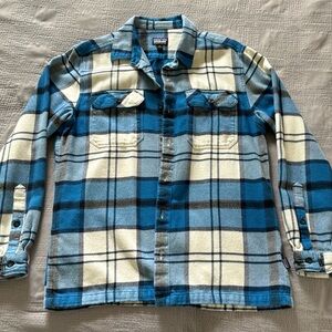Men’s Patagonia fjord, organic cotton flannel, size medium